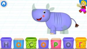 Супер Азбука для детей! Буквы! Алфавит для малышей! БУКВА М,Н,О