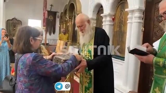 Мощи Святого апостола Симона Кананита Сухумскому собору смотреть онлайн