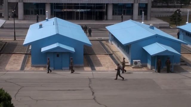 North Korean And South Koreans Soldiers In DMZ Panmunjom North Korea