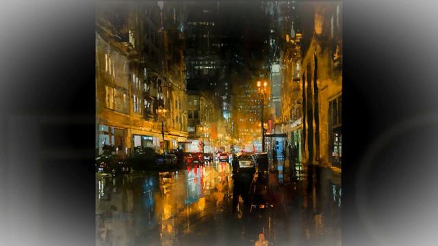 CITYSCAPES Jeremy Mann - Oil Painting | ART CITY STORIES смотреть онлайн