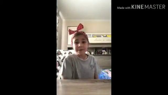 Медина Ермек, 3Г класс, 7 мая 2020г. Поздравление мальчики. смотреть онлайн