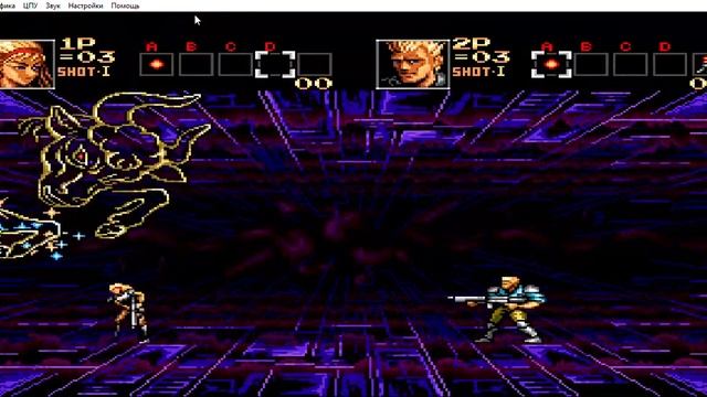 Gens Genesis CONTRA HARDCORPS 2 Players смотреть онлайн