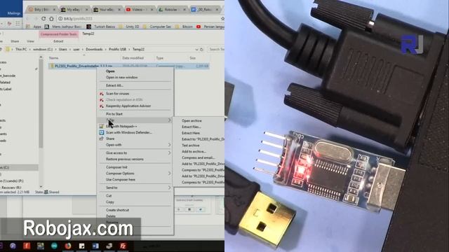 Prolific USB Windows 8.1 and Windows 10 driver issue resolved - Robojax смотреть онлайн