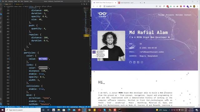 ? React JS TsParticles Animation | Add Custom Image Particles