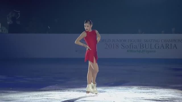 Алёна Косторная / EX 2018 Junior Worlds смотреть онлайн