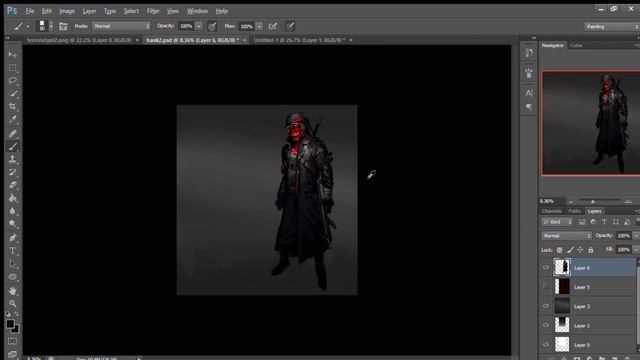 SPEEDPAINTING - HANK (Madness Combat)