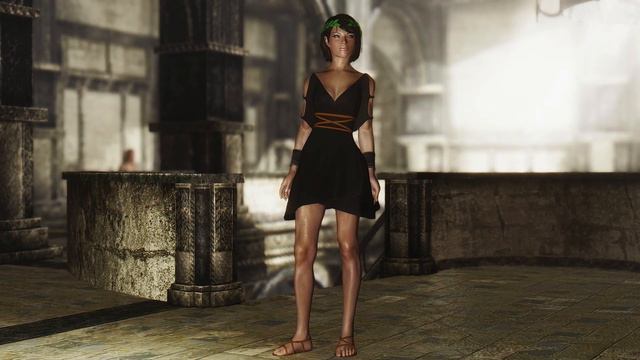 TES V: Skyrim Mod Reviews With Seren4XX - Ashara Imperial Outfit