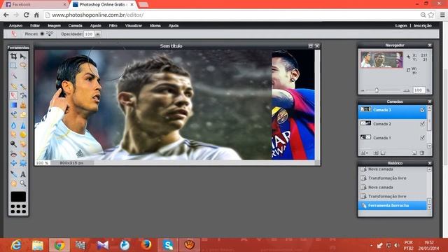 COMO FAZER UMA CAPA MESCLADA NO PHOTOSHOP ONLINE смотреть онлайн
