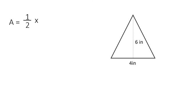 Area of a Triangle = 1/2 x (b x h) смотреть онлайн