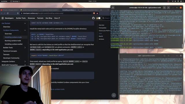 Cardano Stake Pool 0 : setup server, configure ghc and node source, build node смотреть онлайн