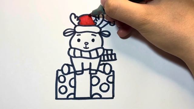 Как нарисовать оленя смотреть онлайн