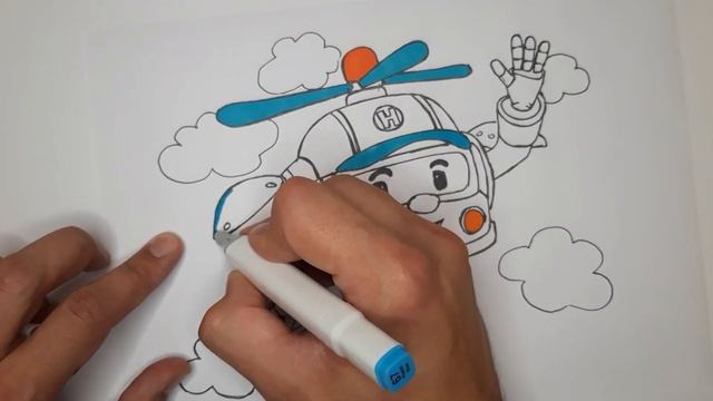 РОБОКОПТЕР ХЕЛЛИ | КАК ПРАВИЛЬНО НАРИСОВАТЬ? смотреть онлайн