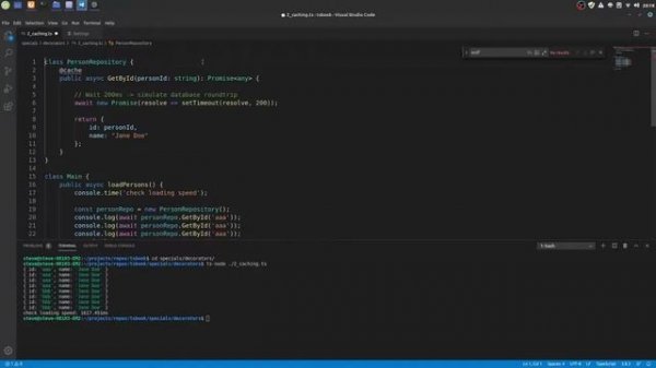 Decorators TypeScript: Coding a Cache Decorator | Aspect Oriented Programming | Ultra fast code