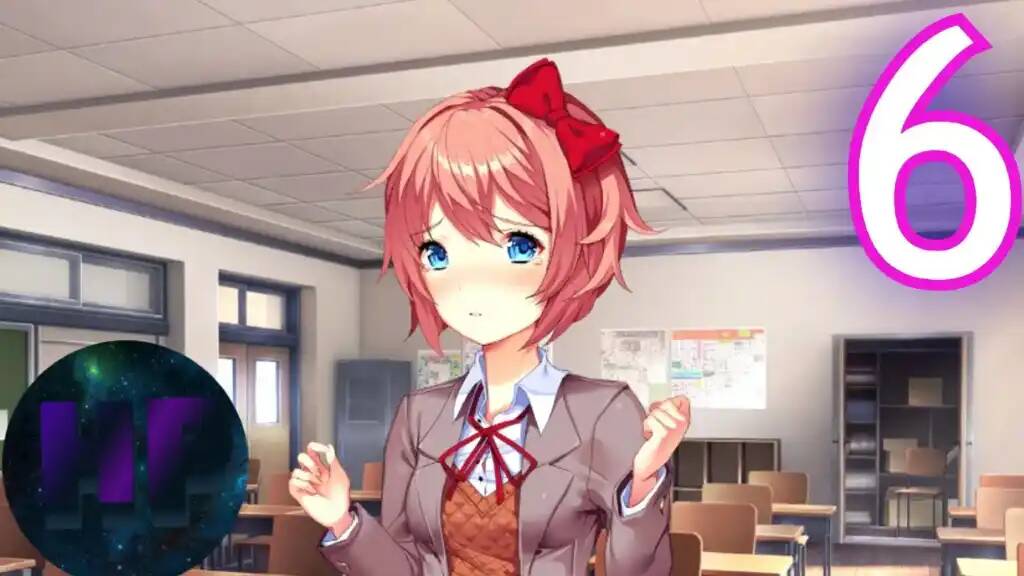 6 - Маленькая тучка - Doki Doki literature Club Plus - ddlc plus смотреть онлайн