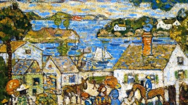 Maurice Prendergast 莫里斯·普倫德加斯特 (1858-1924) Pointillism  Post-Impressionism  Americans