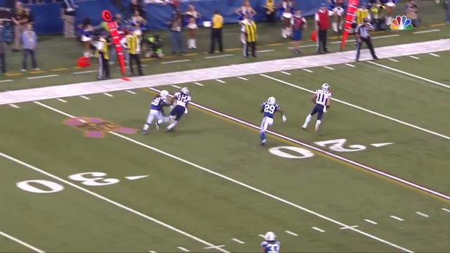 Mike Adams Pick Six on a Tom Brady Pass | Patriots vs. Colts | NFL смотреть онлайн