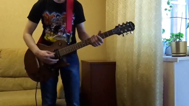 Deep Purple - Smoke on the water (guitar cover) смотреть онлайн