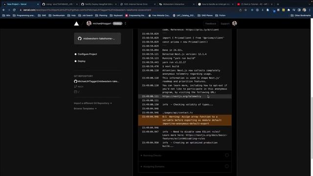 Debug hosting a project on vercel смотреть онлайн