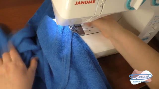 Использую лоскут махры. Шью полотенце с капюшоном. смотреть онлайн