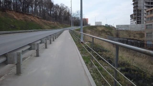 Прогулка из Красногорска в Москву (Митино) / Walk from Krasnogorsk to Moscow, Mitino смотреть онлайн