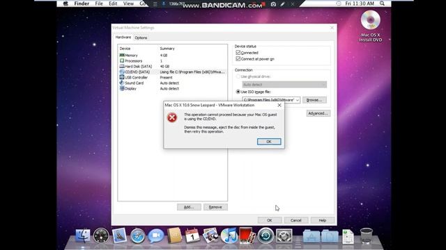 How To install Mac OS X 10.6 Snow Leopard in VMware (Retail DVD) (Correct Way) смотреть онлайн