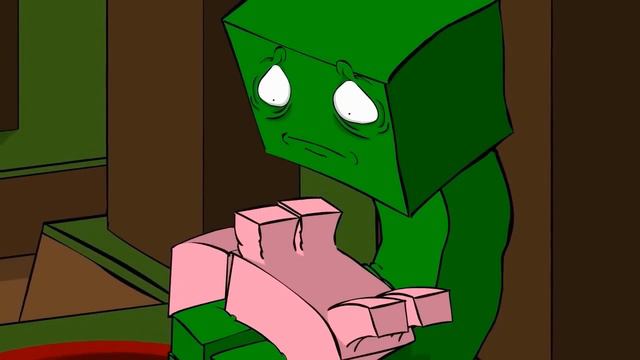 Creeper Life - Жизнь Криппера Minecraft мультик [Русская Озвучка]
