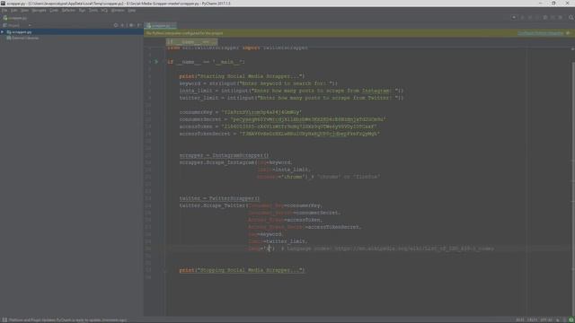 Social Media Mining & Scrapping with Python смотреть онлайн