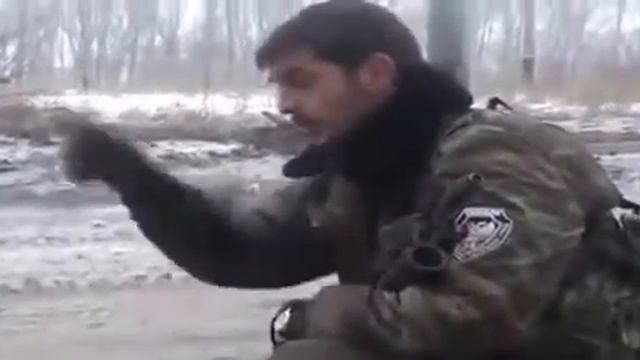 Ukraine Donetsk׃ Aftermath of Tank Battle 22 03 2015 English Subtitles смотреть онлайн