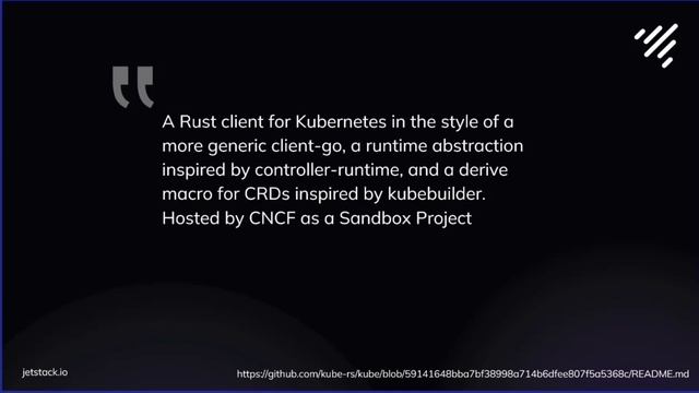 Talking to Kubernetes with Rust смотреть онлайн