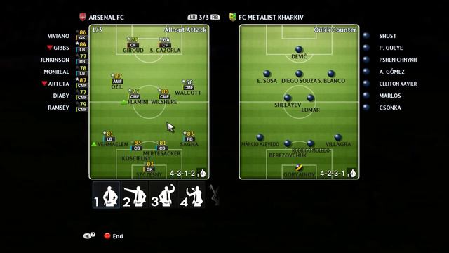 PES 2013 - (PESEdit Patch 6.0) UEFA CL Group Stage 13/14 - Match Day 2 - Arsenal [FHD 60Fps] смотреть онлайн