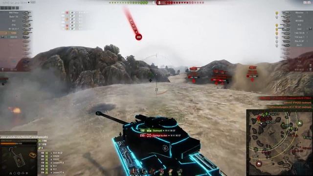 World of Tanks T26E4 SuperPershing (Tron skin) 2.218 EXP !!! 6.626 DMG 9 kills - El Halluf смотреть онлайн