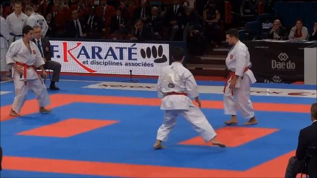 Team Kata + Bunkai KANKU SHO By TURKEY - 21st WKF World Karate Championships