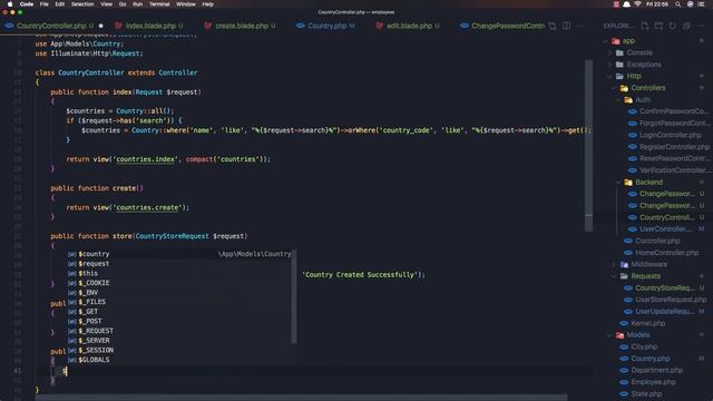 09 Employees Management Application with Laravel and Vuejs - Edit and Delete Countries смотреть онлайн