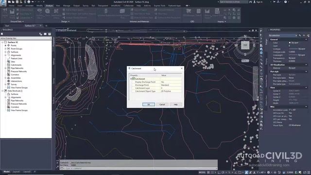 Analyzing Surface Runoff in Civil 3D 2018, 2019, 2020, 2021 смотреть онлайн