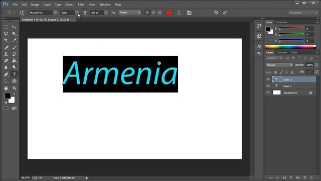 How to write BOLD and ITALIC letters in Photoshop: Make Any Font Bold or Italic in Photoshop смотреть онлайн