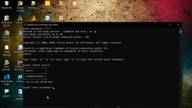 How to know MYSQL user name,port number and host name in hindi смотреть онлайн