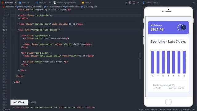 Responsive Dashboard Chart Using HTML CSS JavaScript смотреть онлайн