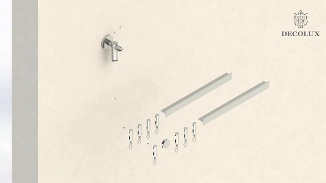 Монтаж двухрядного стенового карниза Хай Энд