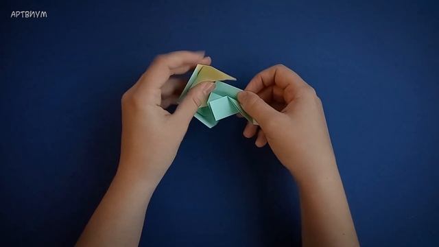 Модульная коробочка оригами из бумаги: 3 варианта как сделать коробку без клея ? Modular Origami Bo смотреть онлайн