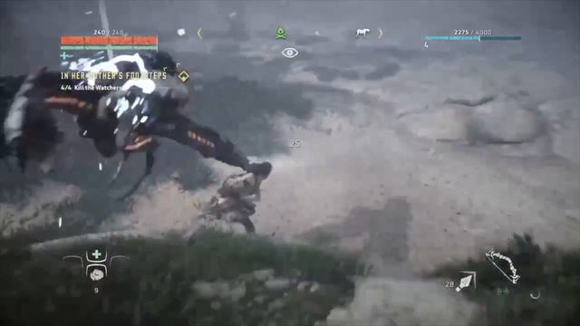 (HORIZON ZERO DAWN) WATCHER MACHINES LOOT AND BEST WAYS TO KILL смотреть онлайн