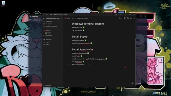 AstroNvim - PowerShell - Oh-my-posh - Scoop - Windows Terminal - Windows 11