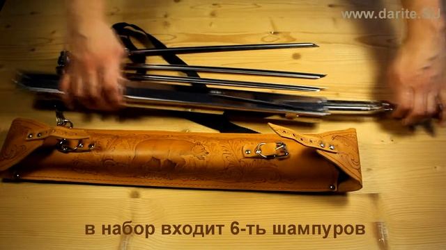 Шашлычный набор мангал с шампурами в чехле смотреть онлайн