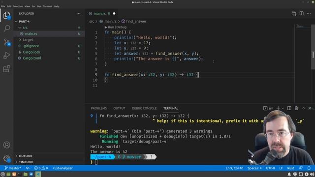 Introduction to Rust - Part 4: More about Functions, and Test-Driven Development смотреть онлайн