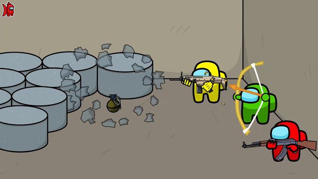 Alphabet Lore VS Among Us - game animation смотреть онлайн