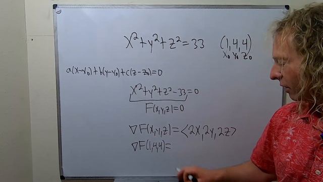 How to Find the Equation of the Tangent Plane and the The Normal Line to a Sphere смотреть онлайн