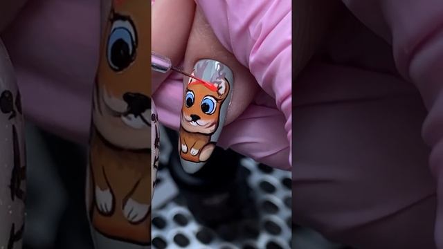 Как нарисовать тигра на ногтях? Модный маникюр смотреть онлайн