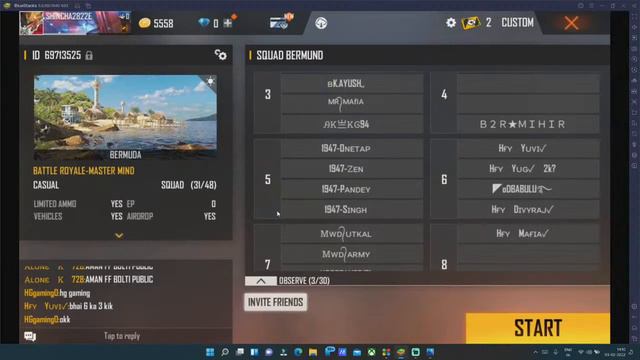 FREE FIRE SQUAD CLASSIC CUSTOM | WINNER GET WEEKLY MEMBER SHIP PLRB | FREE FIRE MAX смотреть онлайн