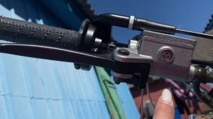 Установка стоп сигнала на питбайк SHARMAX 145 SPORT