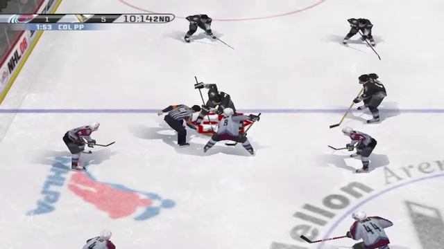 NHL 08 [PC] Gameplay | Pittsburgh Penguins VS Colorado Avalanche || смотреть онлайн