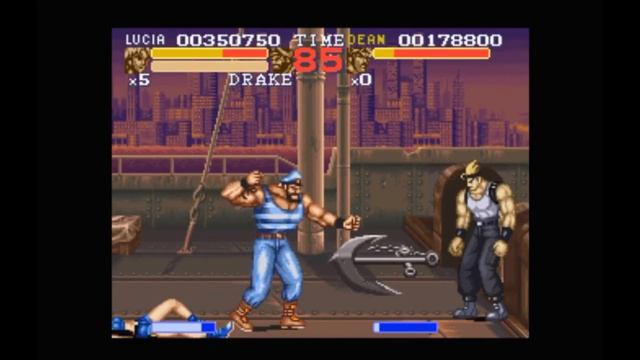 Super Nintendo (Snes) 16-bit Final Fight 3 Мультик-Заставка, Битва с Боссами